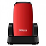 Téléphone portable senior à clapet mm817 rouge  maxcom