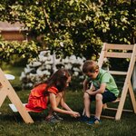 Chaise haute enfant SANDY naturel
