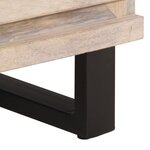 vidaXL Table de chevet 50x34x62 cm bois de manguier solide