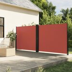 vidaXL Auvent latéral rétractable terre cuite 180x1200 cm