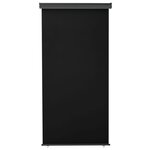 vidaXL Auvent latéral de balcon 122x250 cm noir
