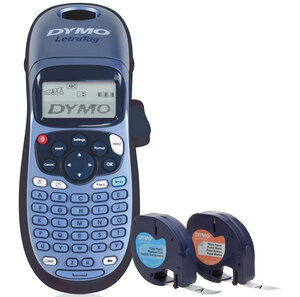 DYMO LetraTag LT-100H Plus étiqueteuse clavier ABC écran large 2 cassettes ruban 1 support mural