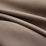 vidaXL Rideaux occultants avec anneaux en métal 2 Pièces Taupe 140x175 cm