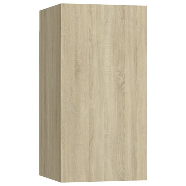 vidaXL Meuble TV Chêne sonoma 30 5x30x60 cm Bois d’ingénierie