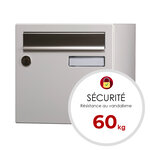 Boite aux lettre  Allure 2 portes  blanc 9016M