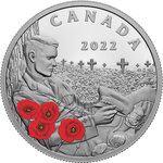 Pièce de monnaie en Argent 20 Dollars g 31.39 Millésime 2022 REMEMBRANCE DAY