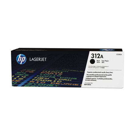 Toner Laser Original N° 312A CF380AC 2400 Pages Noir HP