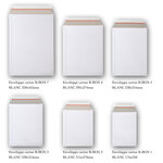 Lot de 5 enveloppes carton b-box 3 blanc format 238x316 mm