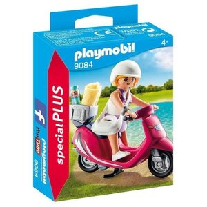 Playmobil 9084 - special plus - vacanciere avec scooter