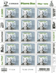 Timbre - Pierre Dac (1893-1975) - Lettre verte