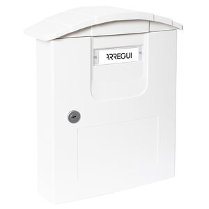 Boîte aux lettres en plastique Costa E5301 Robuste Anticorrosion Blanc