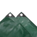 vidaXL Bâche 650 g / m² 3 x 6 m Vert