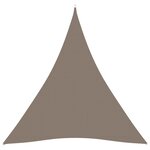 vidaXL Voile de parasol Tissu Oxford triangulaire 3 6x3 6x3 6 m Bleu