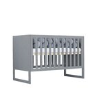 Lit bébé CHRUPPY 60 x 120 cm gris