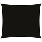 vidaXL Voile de parasol tissu oxford rectangulaire 2x2 5 m noir