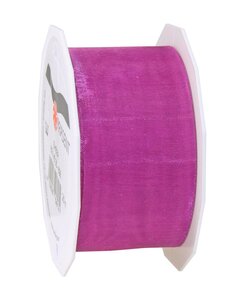 Organza sheer 25-m-rouleau 40 mm pourpre