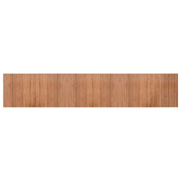 vidaXL Tapis rectangulaire naturel 60x300 cm bambou