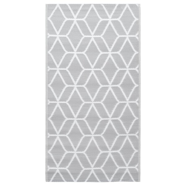 vidaXL Tapis d'extérieur Gris 190x290 cm PP
