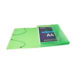 Boite De Classement Exabox En Polypropylène - Dos 25mm - Crystal Colours - A4 - Couleurs Assorties - X 8 - Exacompta