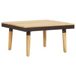 vidaXL Salon de jardin à 8 places avec coussins Bois d'acacia solide