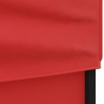 vidaXL Tente de réception pliable avec parois Rouge 3x6 m