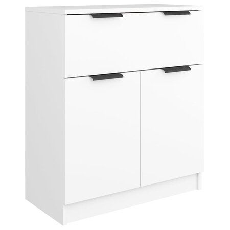 vidaXL Buffet Blanc 60x30x70 cm Bois d'ingénierie