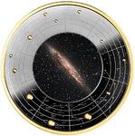 Pièce de monnaie en Argent 500 Francs g 17.50 Millésime 2024 Galaxies GALAXY NGC