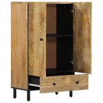 vidaXL Buffet 60x33x100 cm bois de manguier massif