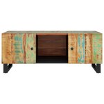 vidaXL Table basse 100x54x40 cm bois de récupération et d'ingénierie