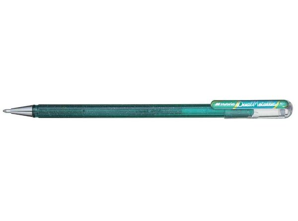 Roller Vert Duo Encre Gel Métallique