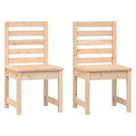 vidaXL Ensemble à dîner de jardin 7 Pièces bois massif de pin