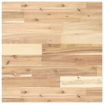 vidaXL Étagère de vasque murale acier et bois massif d'acacia