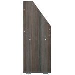 vidaXL Porte-revue pour enfants Gris et chêne sonoma Bois d’ingénierie