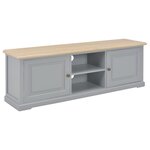 vidaXL Meuble TV Gris 120 x 30 x 40 cm Bois