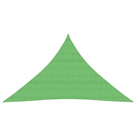 vidaXL Voile d'ombrage 160 g/m² Vert clair 4x4x5 8 m PEHD