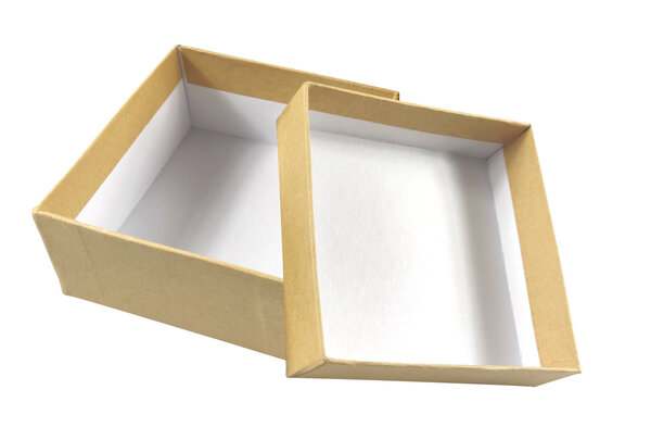 Boîte cadeaux en carton kraft avec couvercle 8 5 cm 3 pièces
