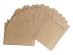 Lot de 100 enveloppes pochettes a5 papier kraft marron 162 x 229 mm