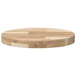 vidaXL Dessus de table rond Ø40x4 cm bois massif d'acacia
