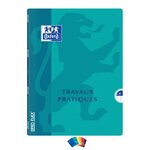 Cahier TP OPENFLEX 24x32 cm 40 p Seyès 90g + 40 p unies 120g coloris aléatoire OXFORD