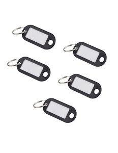 THIRARD - Lot de 5 portes-étiquettes noir 50x20mm - THIRARD