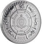 Pièce de monnaie en Argent 5 Dollars g 62.2 (2 oz) Millésime 2024 SEA SERPENT