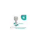 THIRARD - Verrou à bouton Transit 2 pour porte d'entrée  cylindre 40mm  4 clés  époxy anthracite