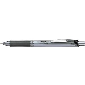 Porte-mines energize pl75 diam 0 5mm argent / noir x 12 pentel
