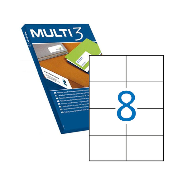 Multi3 Pack de 800 étiquettes 105 0 x 74 0mm