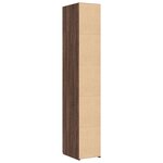 vidaXL Buffet haut chêne marron 30x42 5x185 cm bois d'ingénierie