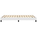 vidaXL Cadre de lit Blanc 120x200 cm Similicuir