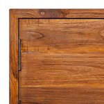 vidaXL Meuble TV mural 180x30x30 cm Bois de teck massif