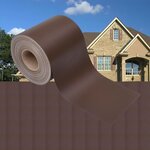 vidaXL Écran d'intimité de jardin PVC 35x0 19 m Marron