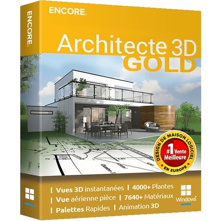 Architecte 3d gold 22 - licence perpétuelle - 1 pc - a télécharger