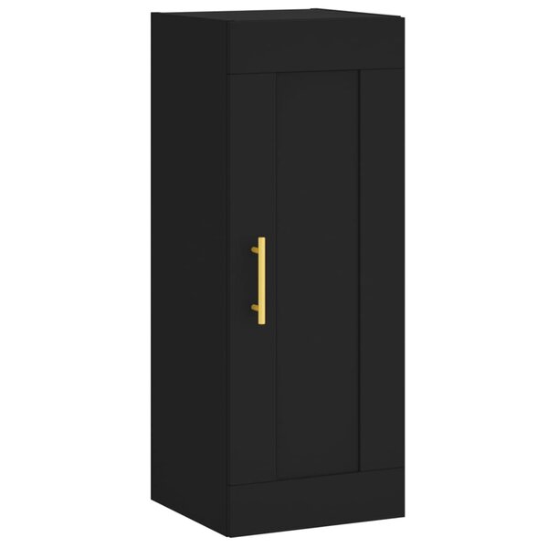 vidaXL Armoire murale noir 34 5x34x90 cm bois d'ingénierie